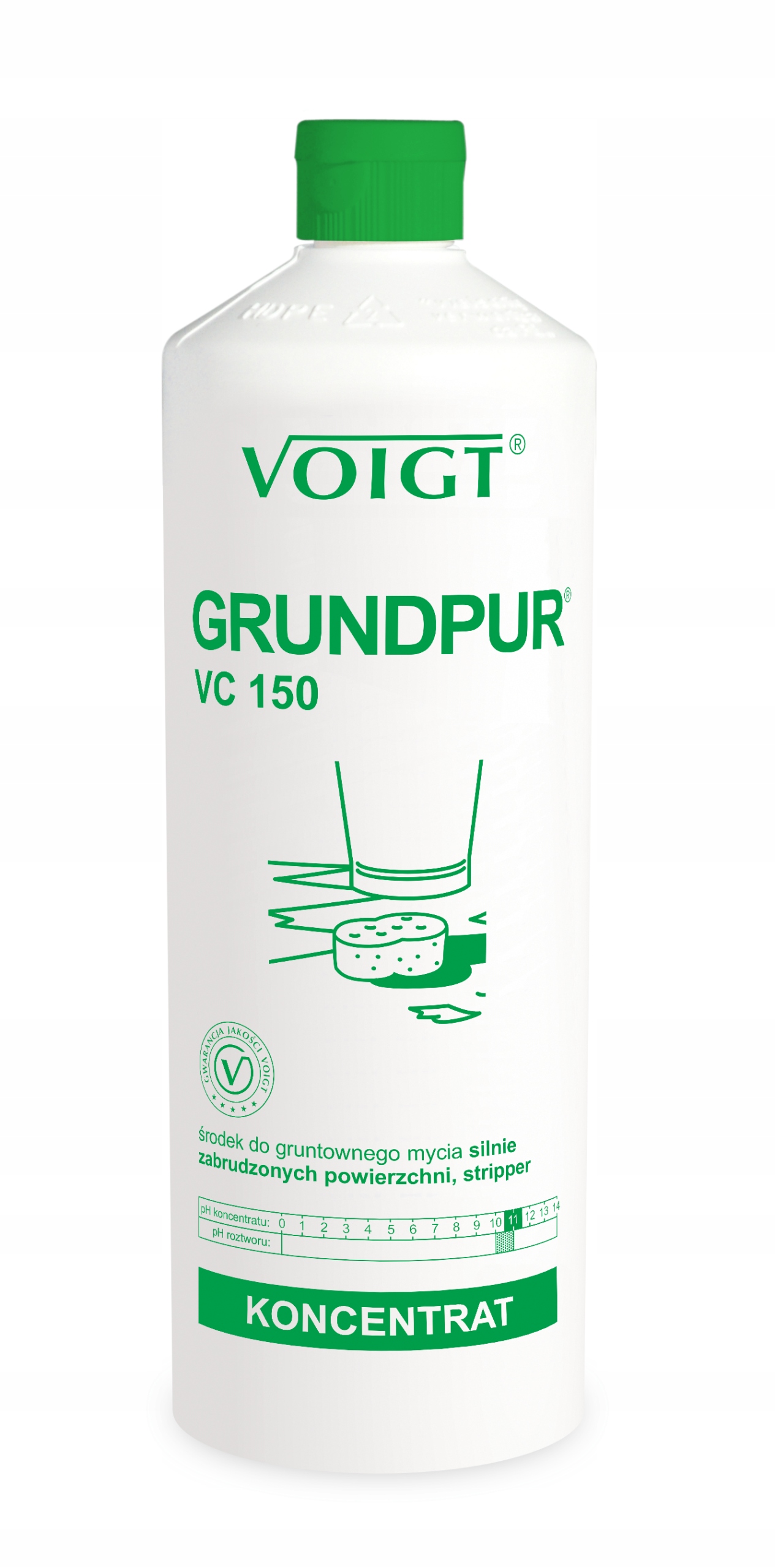 Voigt Grundpur VC 150 środek do silnie zabrudzonych powierzchni 1L - obrazek 2